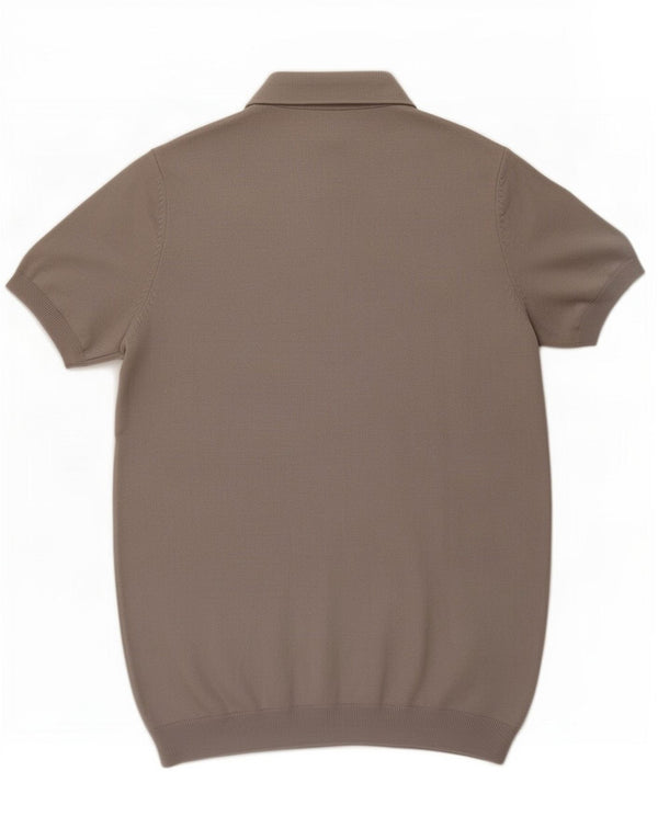 Polo Uomo Massimo Dutti Cotone Grigio Medio