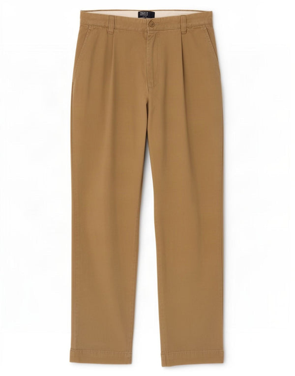 Pantaloni chino con pegging da uomo Polo Ralph Lauren W34 L34 in cotone beige
