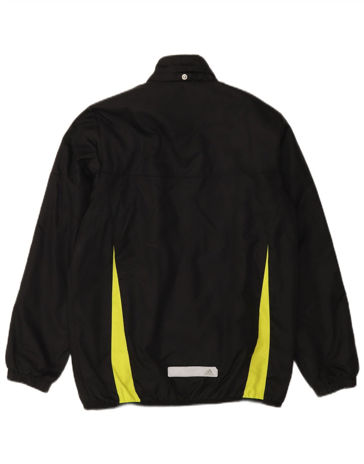 Giacca da tuta ADIDAS da ragazzo 11-12 anni in nylon color block nero
