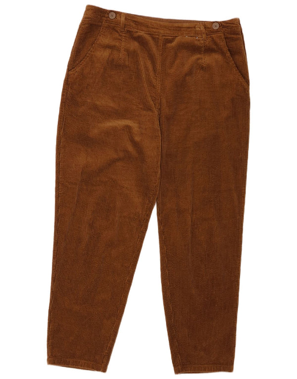 Pantaloni di velluto a coste affusolati da donna Seasalt Cornwall UK 14 Large W36 L29 Marrone