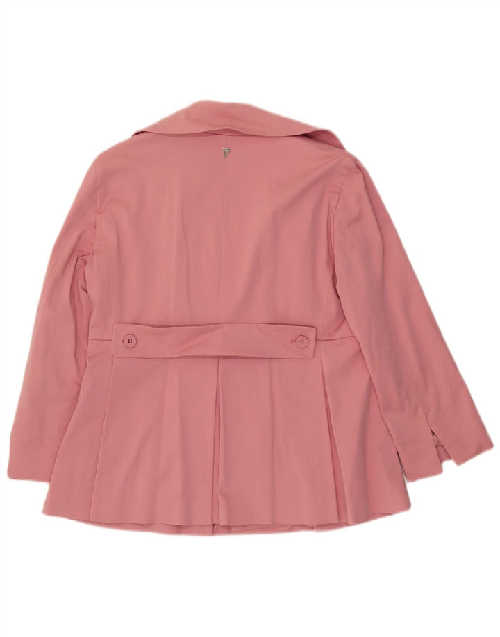Giacca Blazer Doppiopetto Donna Dondup IT 46 Large Rosa Cotone