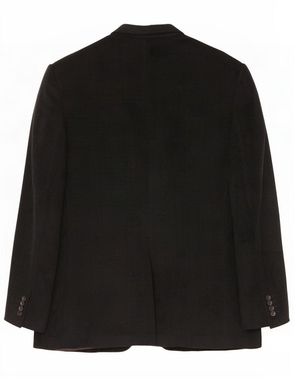 Trussardi Giacca blazer a 3 bottoni da uomo IT 54 2XL Lana vergine grigia