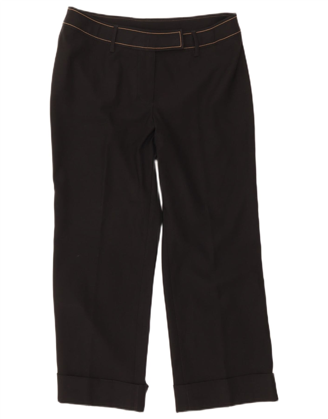 Pantaloni Cropped Donna Gianfranco Ferre IT 40 Small W26 L24 Nero