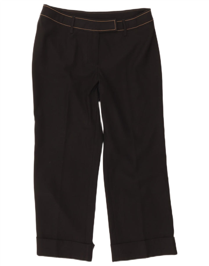 Pantaloni Cropped Donna Gianfranco Ferre IT 40 Small W26 L24 Nero