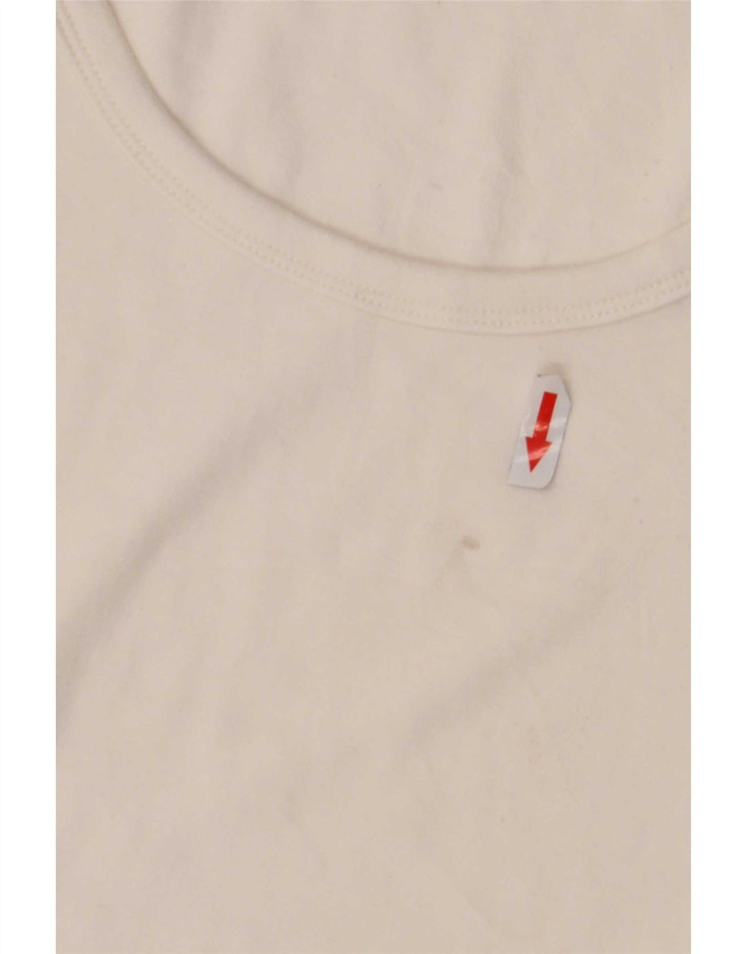 Top corto da donna Zara a maniche lunghe UK 12 cotone bianco medio