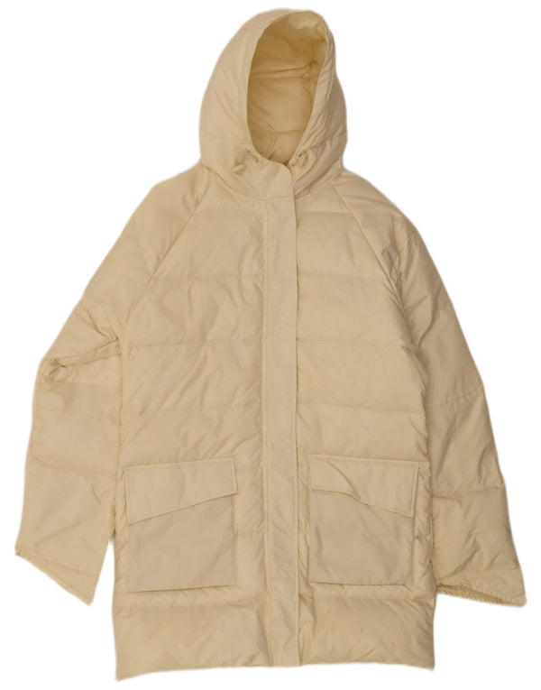 Cappotto imbottito con cappuccio da donna Pheder IT 46 Large nylon giallo