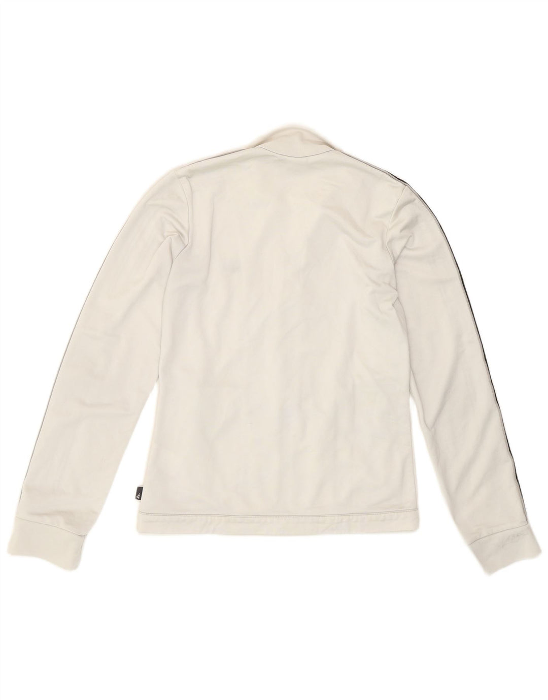 Giacca da ginnastica da donna Adidas UK 10 piccola poliestere grigio