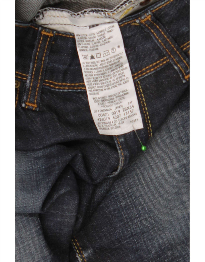 Jeans Levi's 471 Slim da donna W28 L28 in cotone blu navy