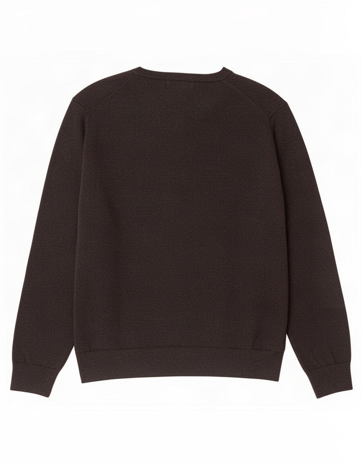 Maglione da uomo con scollo a V Marks & Spencer XL in cotone grigio