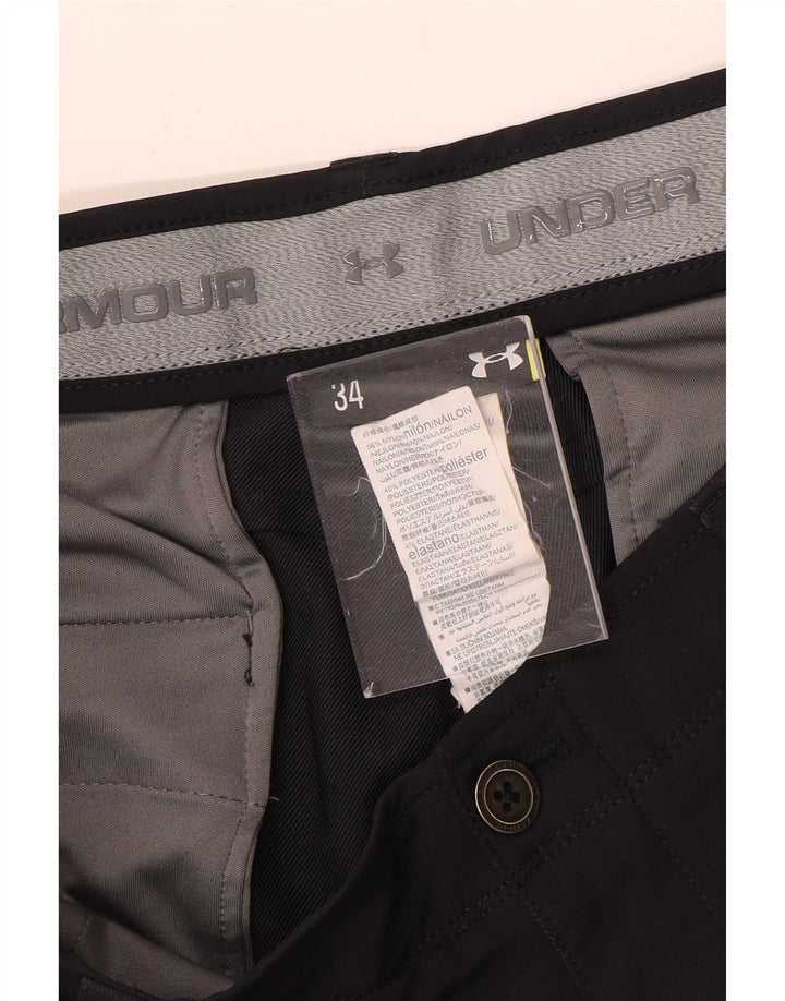 Pantaloncini chino da uomo Umbro W34 Large nylon nero