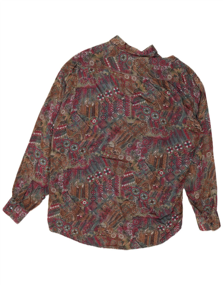 Tipo' S Camicia ampia da uomo in viscosa floreale multicolore