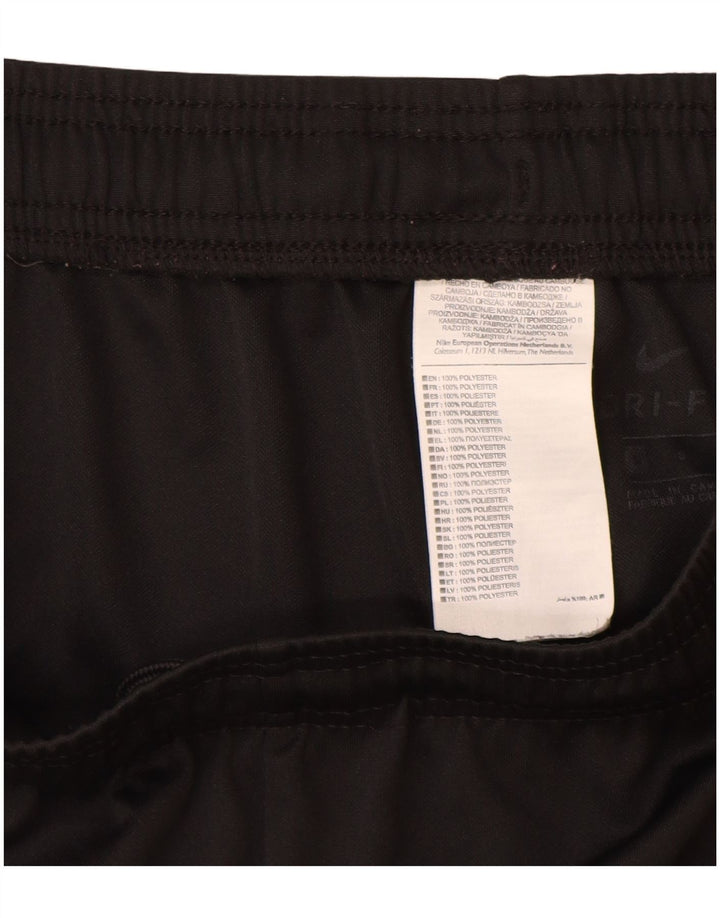 Pantaloncini sportivi Nike Dri Fit da uomo, grandi, in poliestere nero