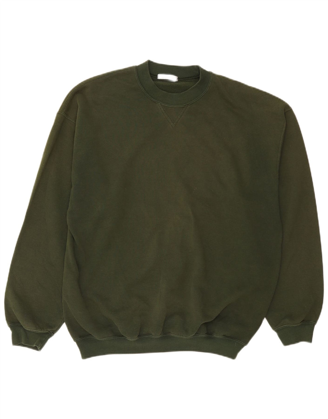 Felpa da uomo Marks & Spencer maglione medio cotone kaki