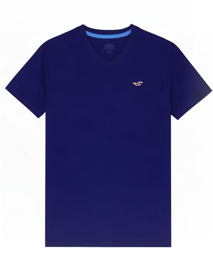 T-shirt Hollister da uomo Top Small Blu Navy