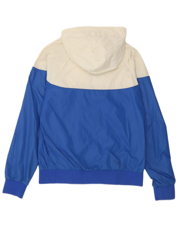 Giacca antipioggia con cappuccio da donna Carhartt UK 14 Nylon color block blu medio
