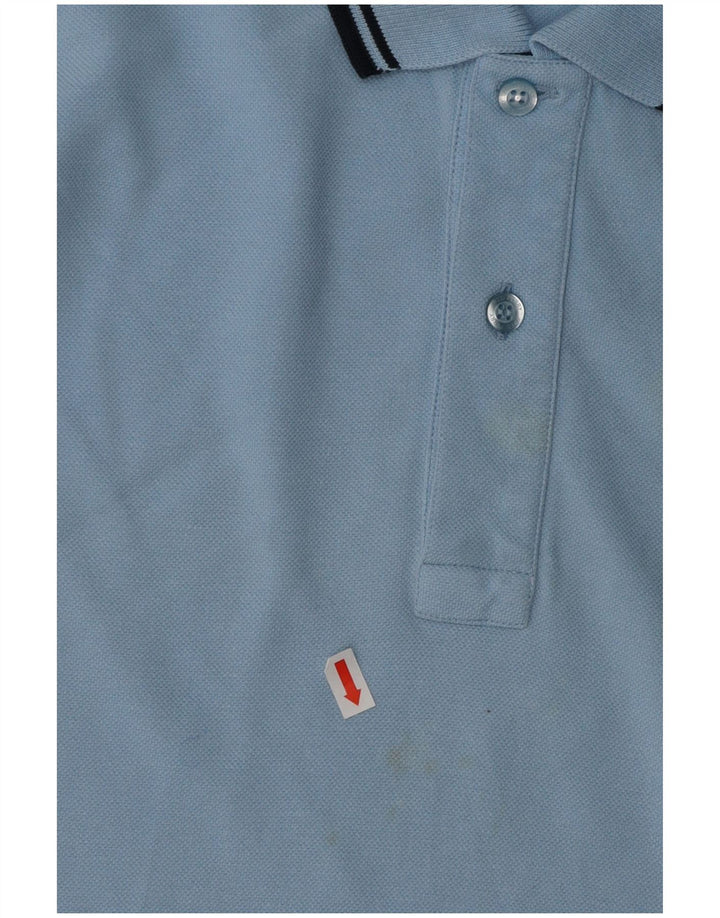 Polo da uomo FRED PERRY in cotone blu medio