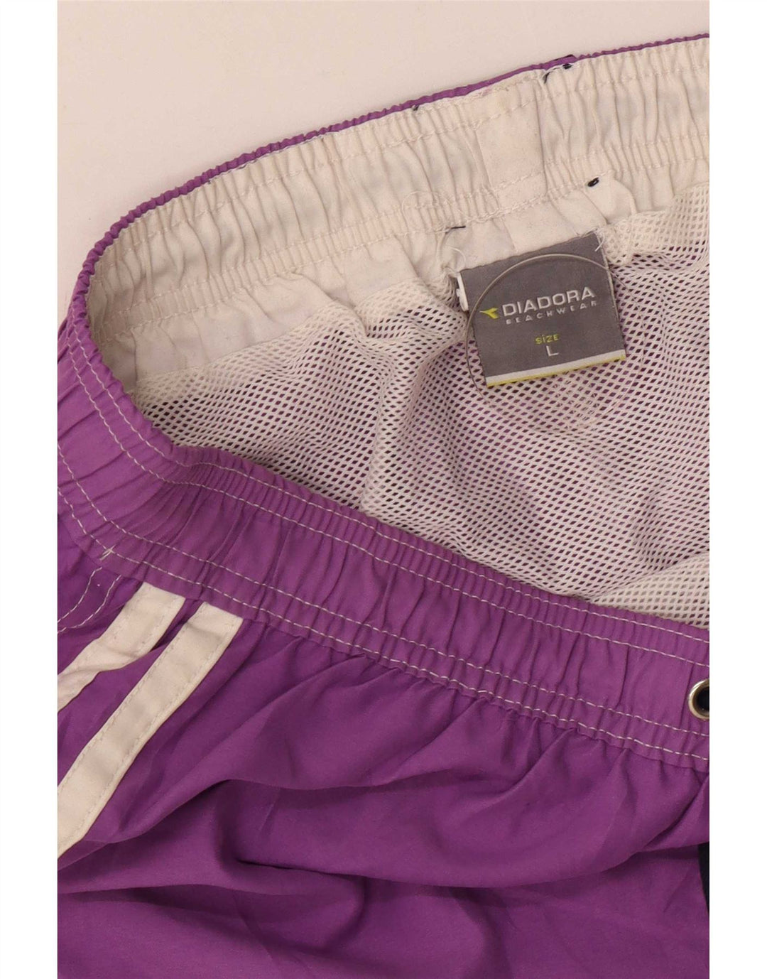 Pantaloncini da bagno uomo Diadora Large viola in poliestere