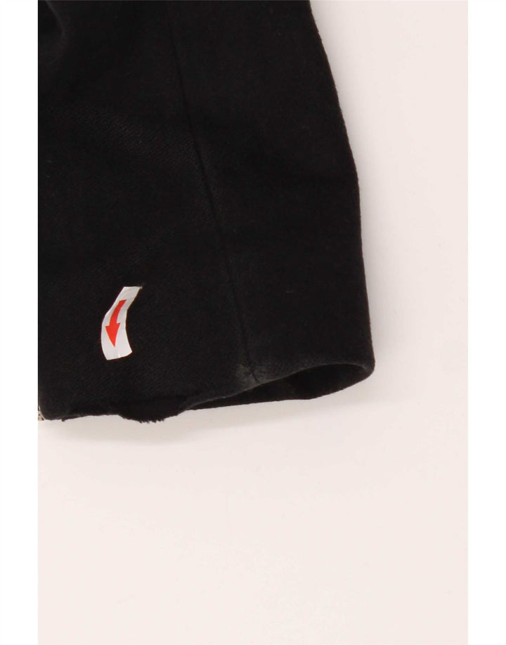 Giacca da motociclista da donna Reiss UK 10 Small Black Wool