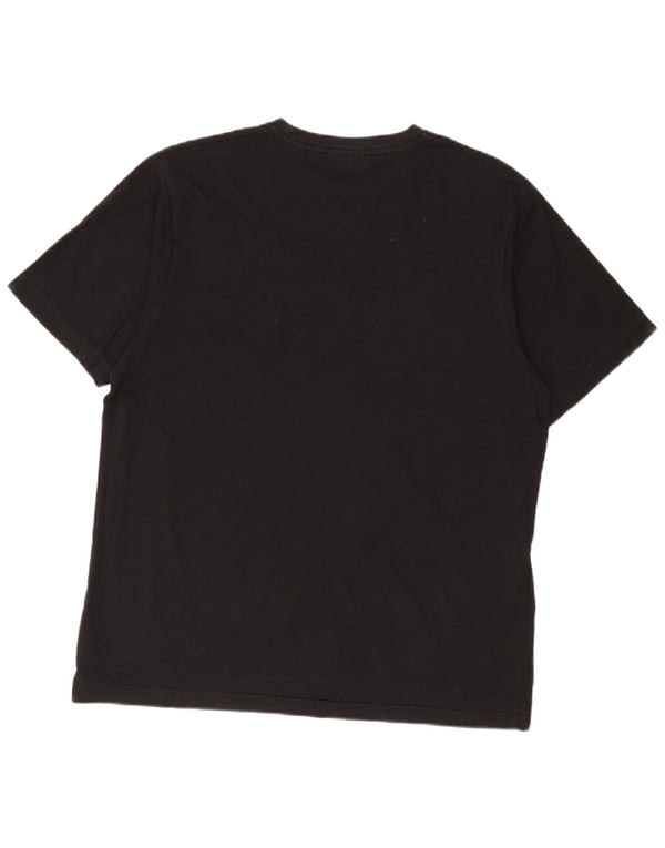 T-shirt da uomo DKNY Top grande in cotone nero