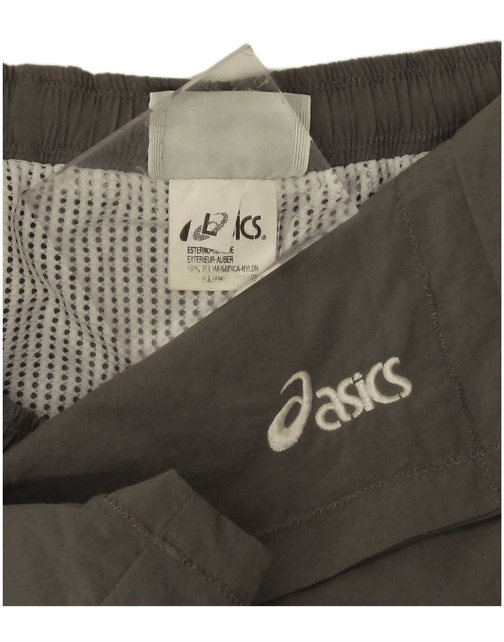 Pantaloncini sportivi da uomo Asics grandi grigi in poliammide