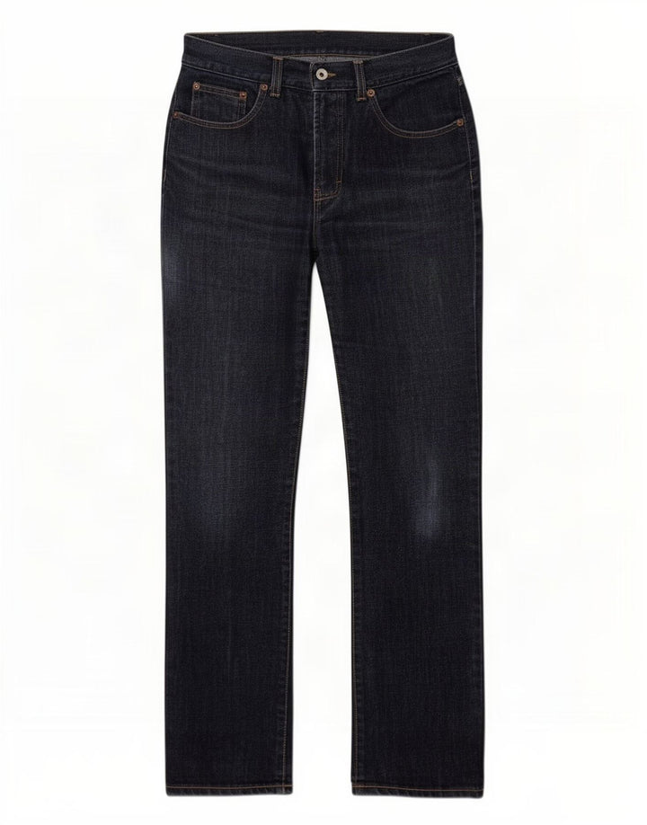 Jeans dritti da donna Dkny W28 L30 cotone blu navy