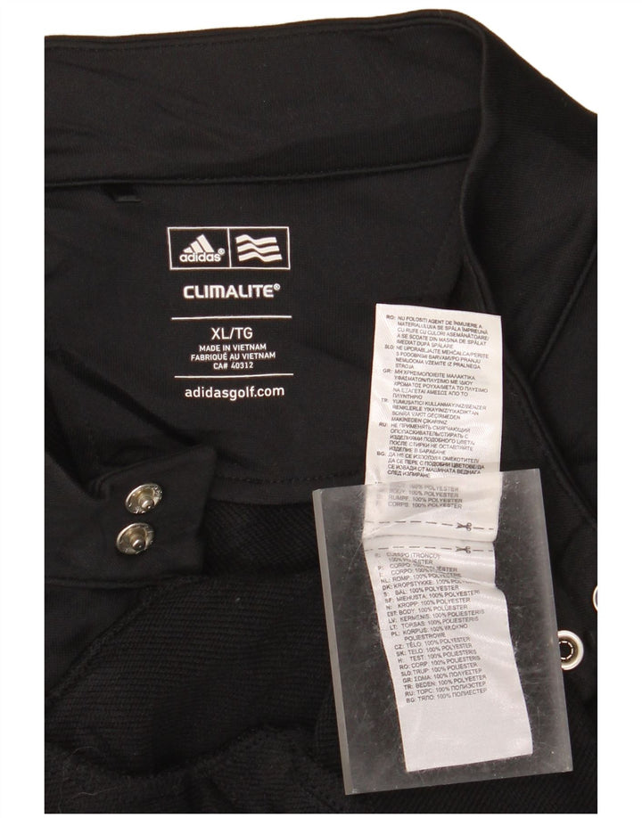 Giacca da uomo Adidas Climalite Top Jacket XL Nero Poliestere