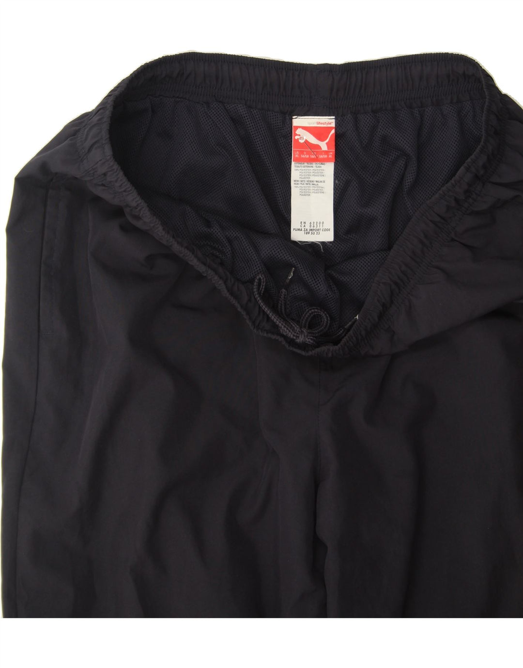 PUMA Mens Capri Tracksuit Trousers XL Navy Blue Polyester Vintage Puma and Second-Hand Puma from Messina Hembry 