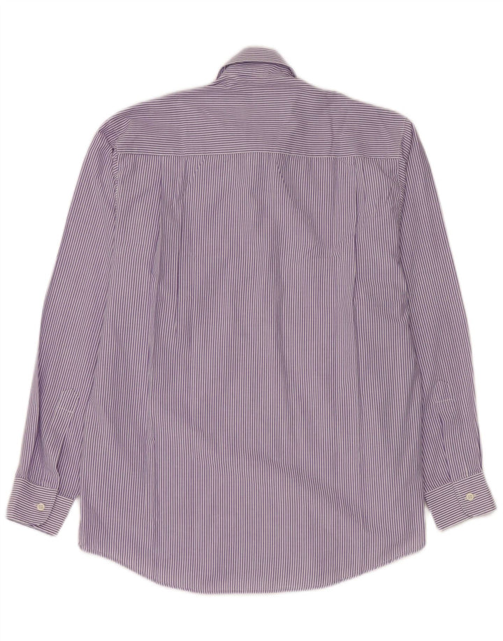Camicia da uomo Silverstone piccola in cotone a righe viola