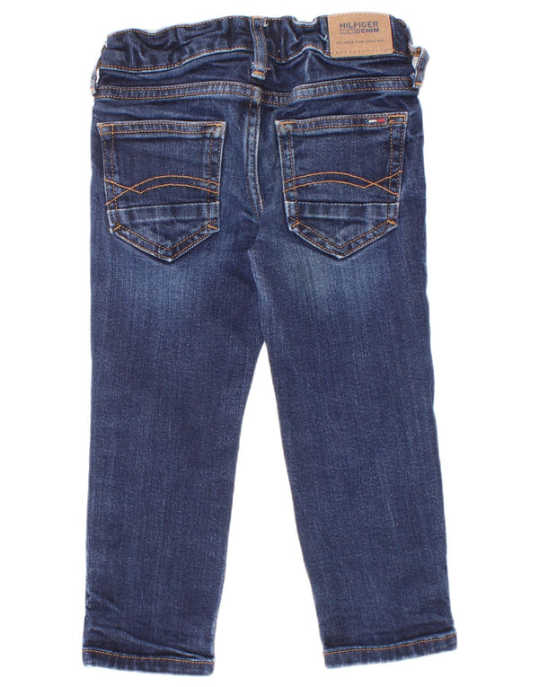 Tommy Hilfiger Ragazzi Slim Jeans 2-3 anni W20 L15 Blu Cotone