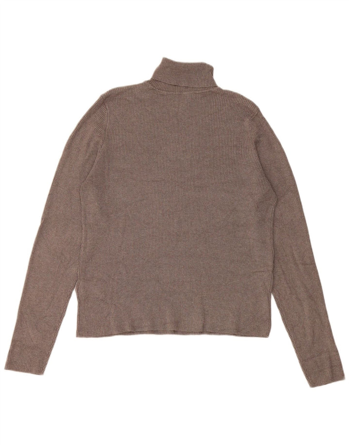Marks & Spencer Top da donna a maniche lunghe UK 16 Large in viscosa grigia