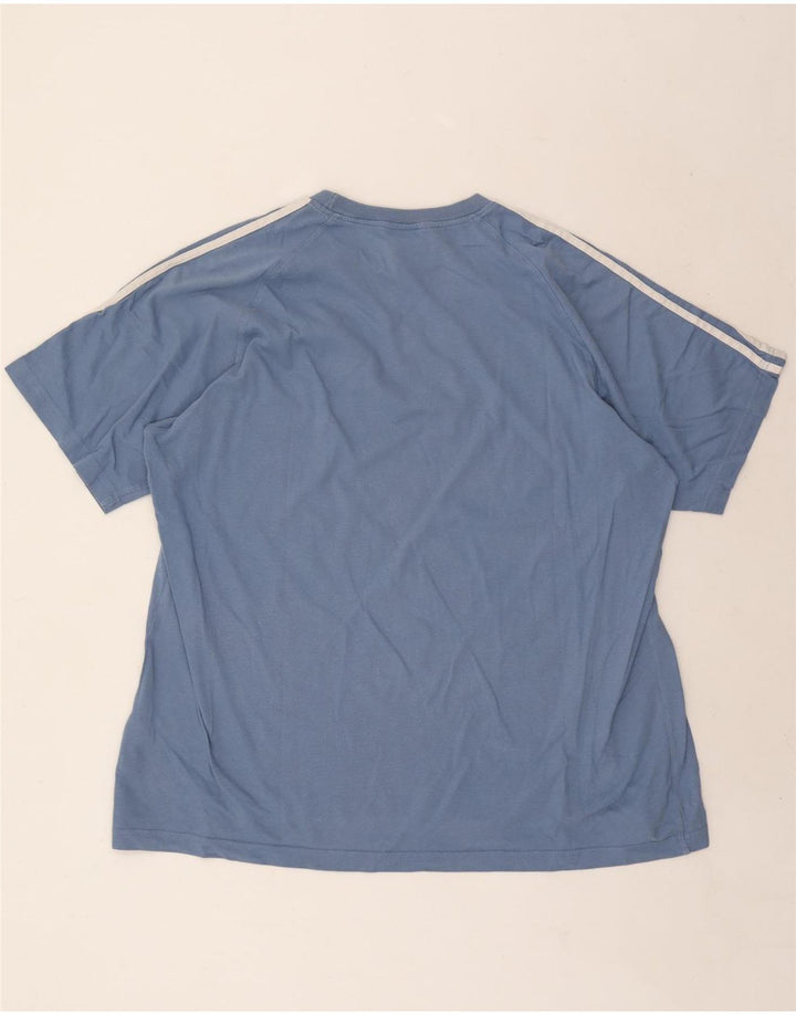 T-shirt da uomo Adidas Top 2XL in cotone blu