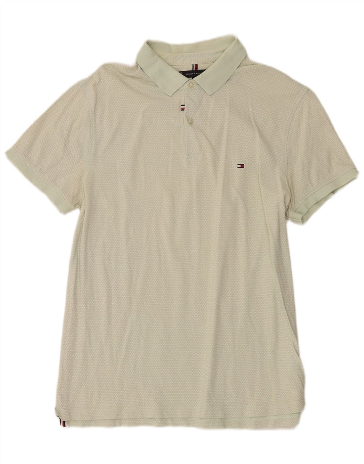 Polo da uomo Tommy Hilfiger XL verde maculato