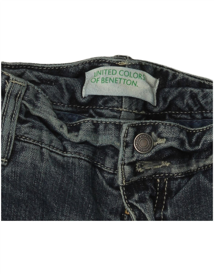 Jeans svasati da donna BENETTON W30 L32 Blu