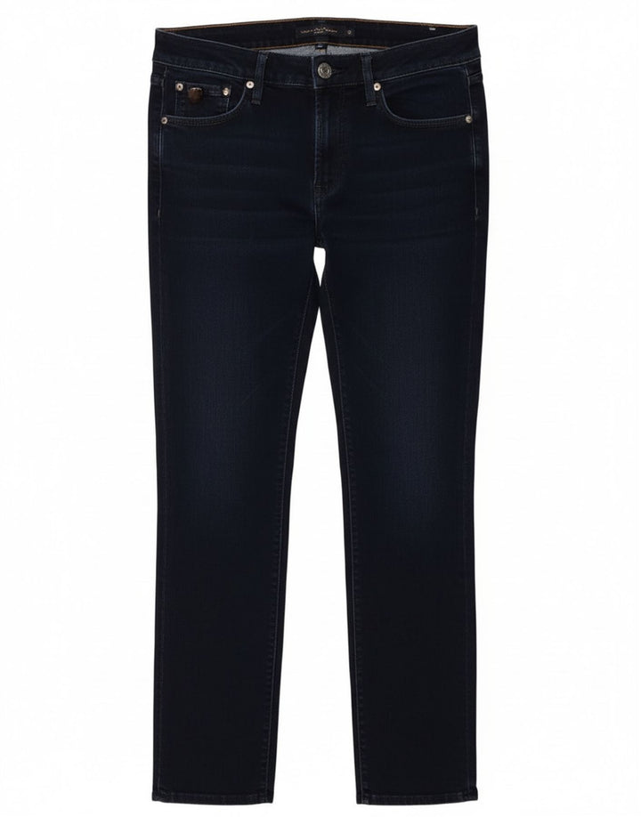 Jeans dritti da donna Eddie Bauer US 10 Large W30 L31 Blu Navy