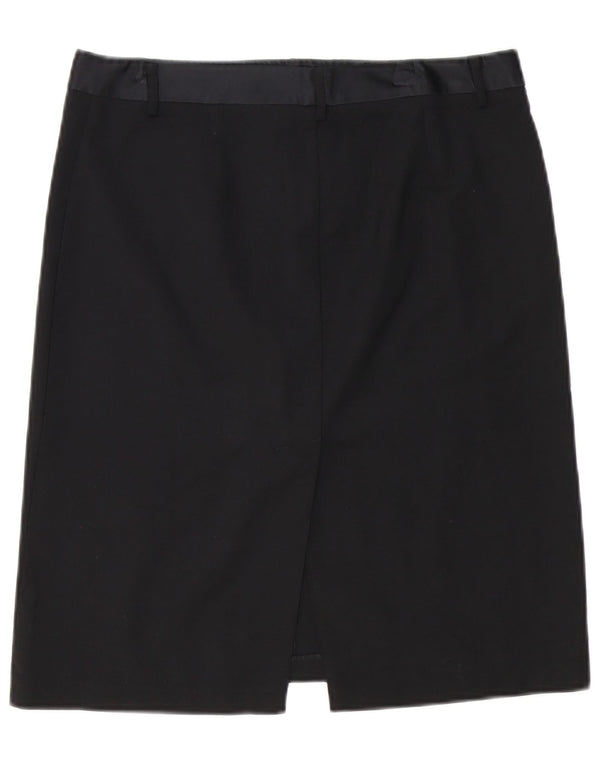 Gonna dritta da donna Benetton W32 grande nera