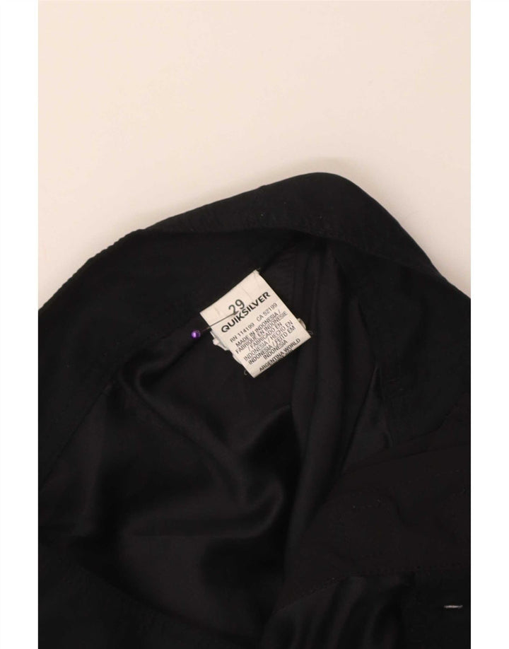 Pantaloncini da bagno grafici da uomo Quiksilver piccoli in poliestere nero