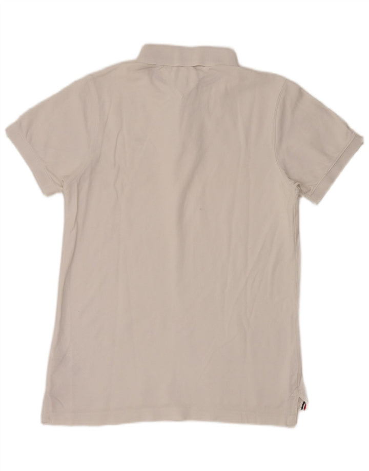 Polo da uomo Tommy Hilfiger in cotone bianco medio