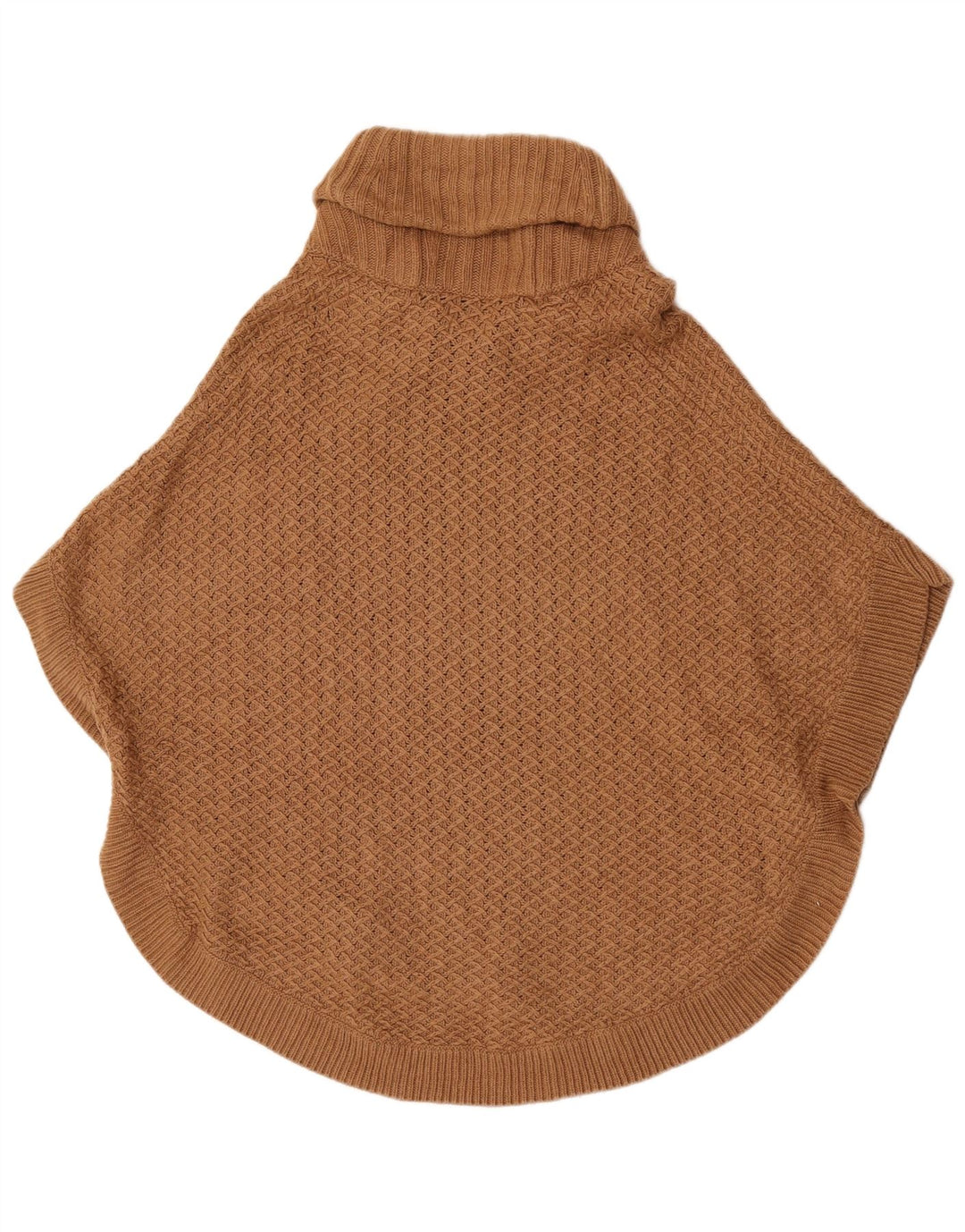 Maglione poncho da donna Massimo Dutti US 8 lana marrone medio