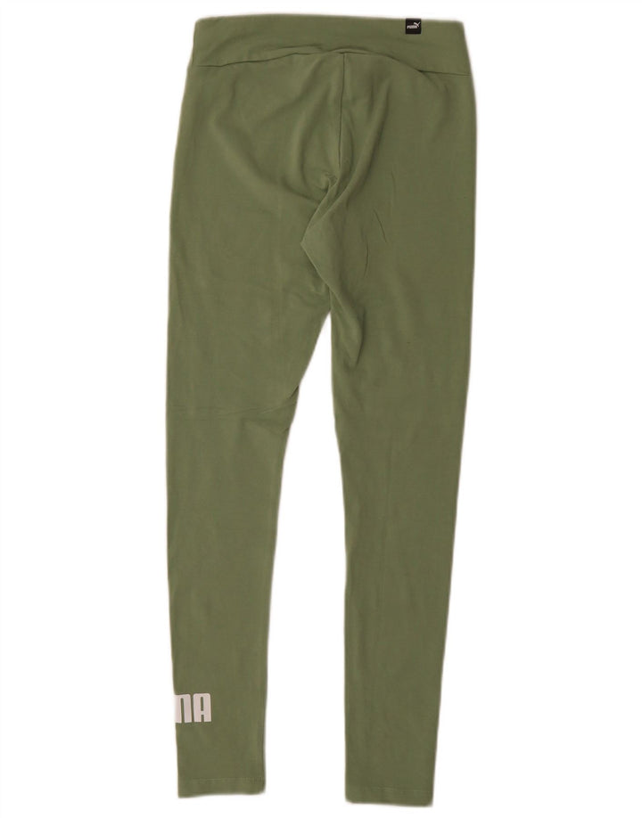 Leggings grafici da donna Puma UK 4 XS verdi