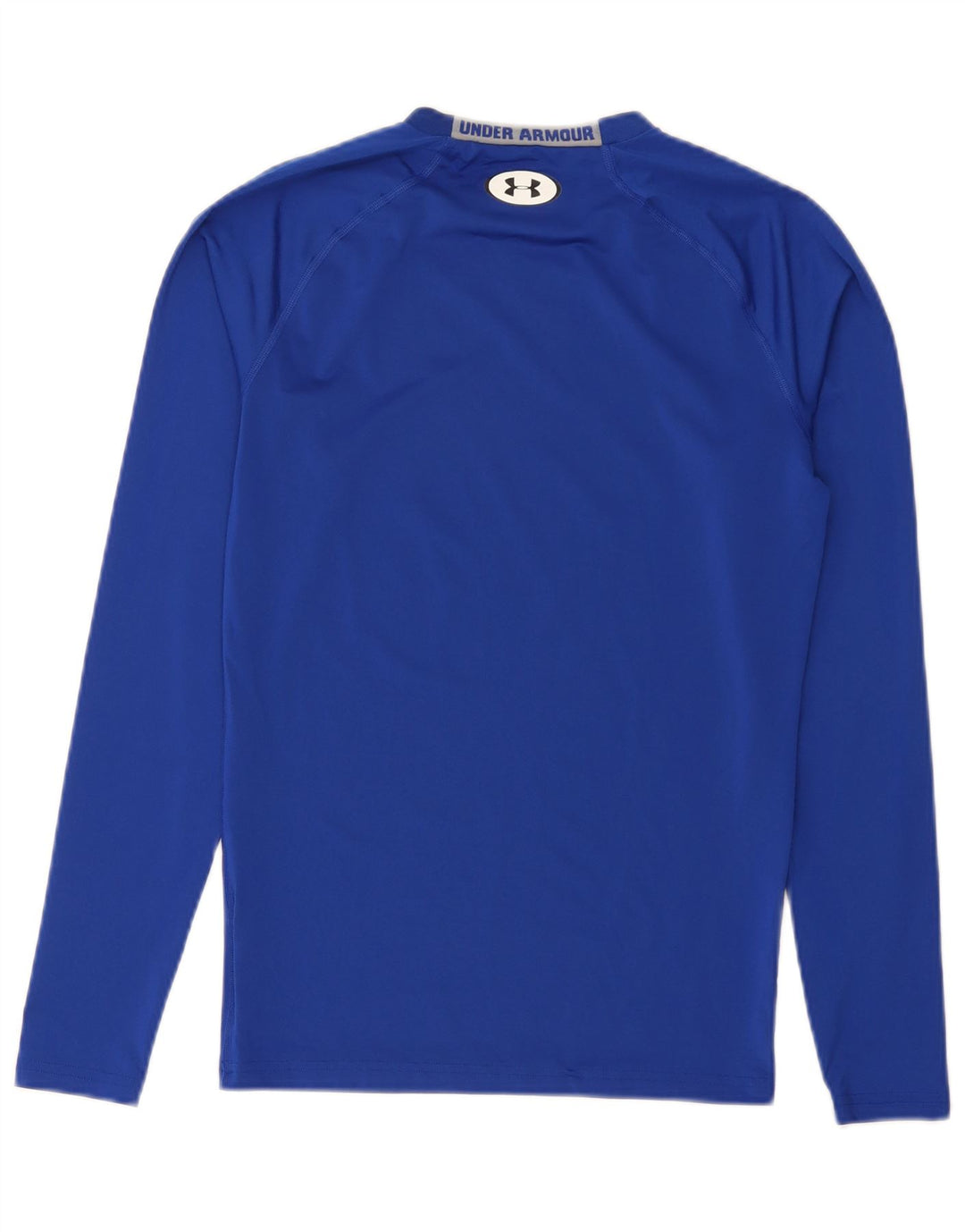 Under Armour Mens Heat Gear Graphic Top manica lunga grande poliestere blu