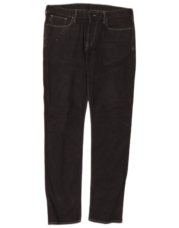 Jeans slim da uomo Armani W32 L34 cotone nero