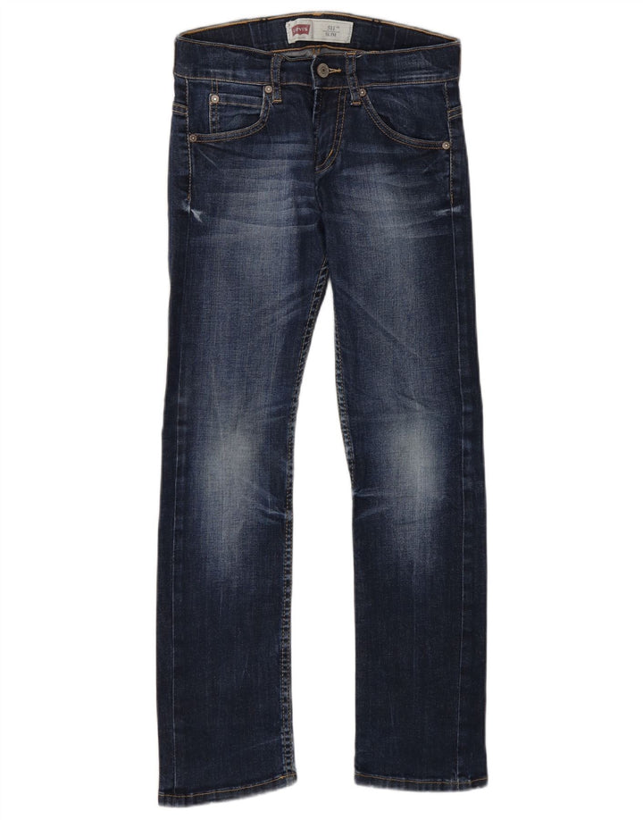 Levi's Ragazzi 511 Jeans Slim 9-10 anni W24 L26 Cotone Blu