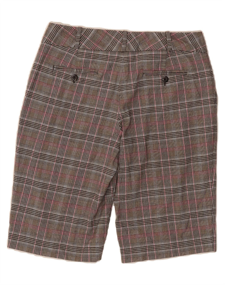 MOSSIMO Womens Chino Shorts US 4 Small W30  Grey Check Polyester Vintage Mossimo and Second-Hand Mossimo from Messina Hembry 