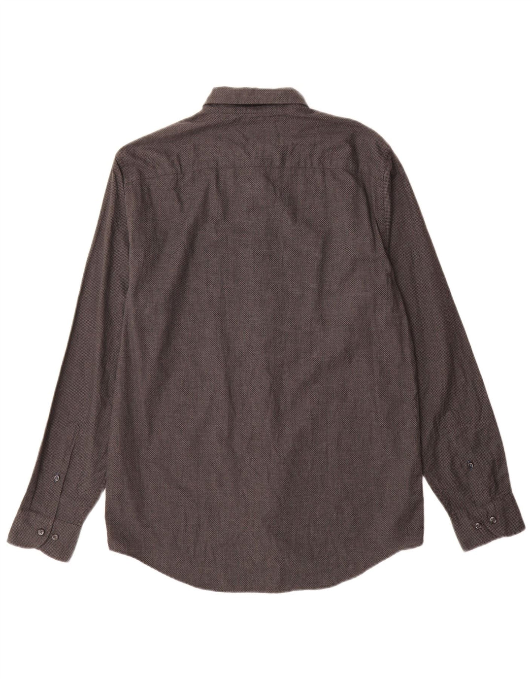 Camicia da uomo Tommy Hilfiger in cotone maculato grigio medio