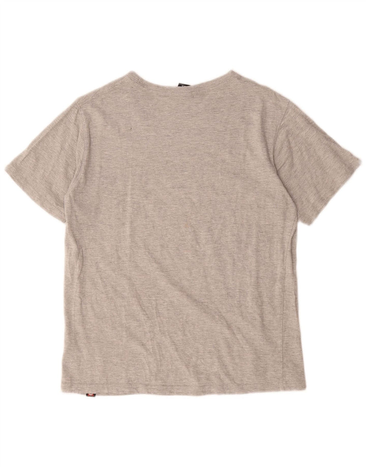T-shirt grafica da uomo Saltrock Top in cotone chiazzato grigio piccolo