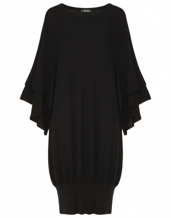 Abito maglione a pipistrello da donna Liu Jo UK 10 piccolo nero