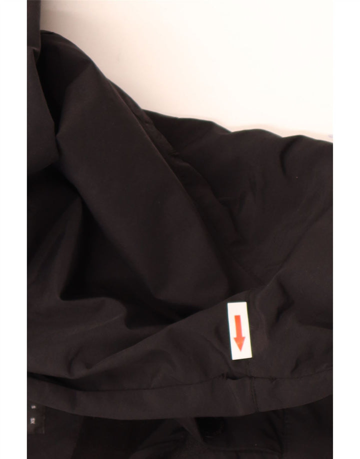 Giacca anorak con cappuccio da uomo Lyle & Scott UK 40 Large in nylon nero