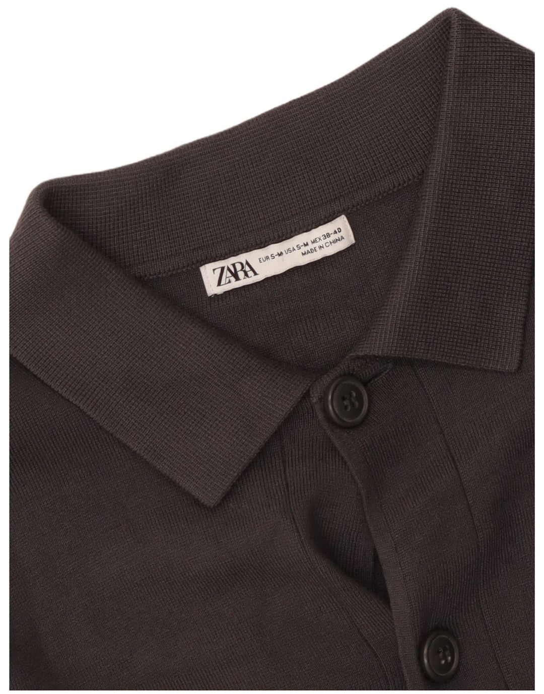 Maglione cardigan da uomo Zara piccolo grigio