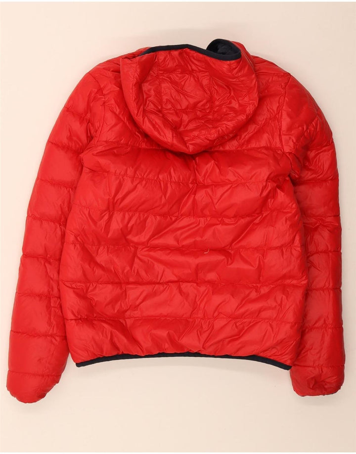 Giacca imbottita reversibile con cappuccio da ragazzo Hugo Boss 13-14 anni piccola blu navy