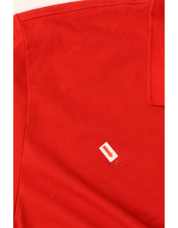 CALVIN KLEIN Mens Polo Shirt Medium Red Cotton Vintage Calvin Klein and Second-Hand Calvin Klein from Messina Hembry 